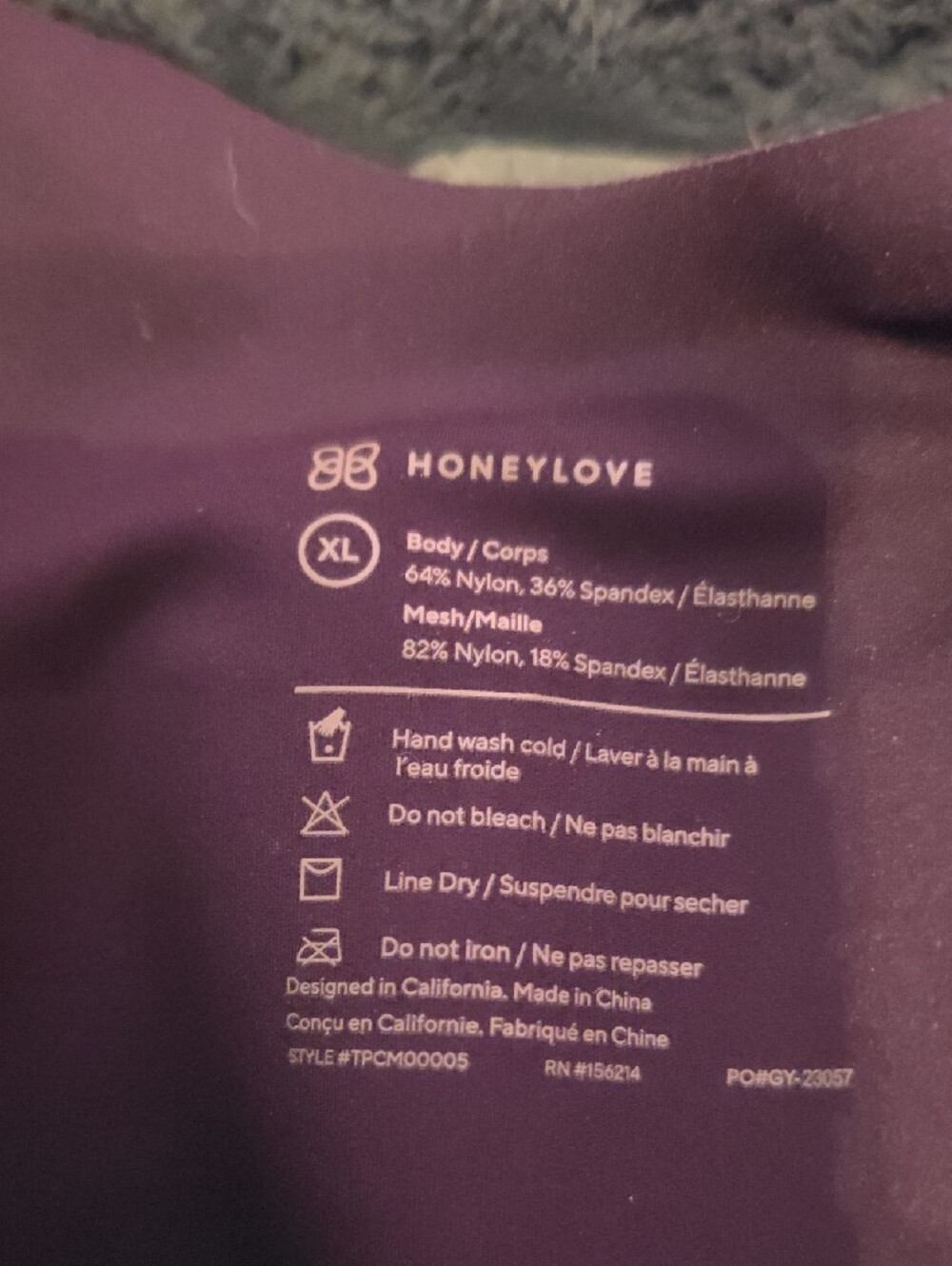 Women's Honeylove Seamless Shaping Cami - Black Brand New - Picture 4 of 4